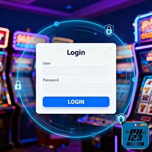 Secure login interface for ph123 online casino - ph123